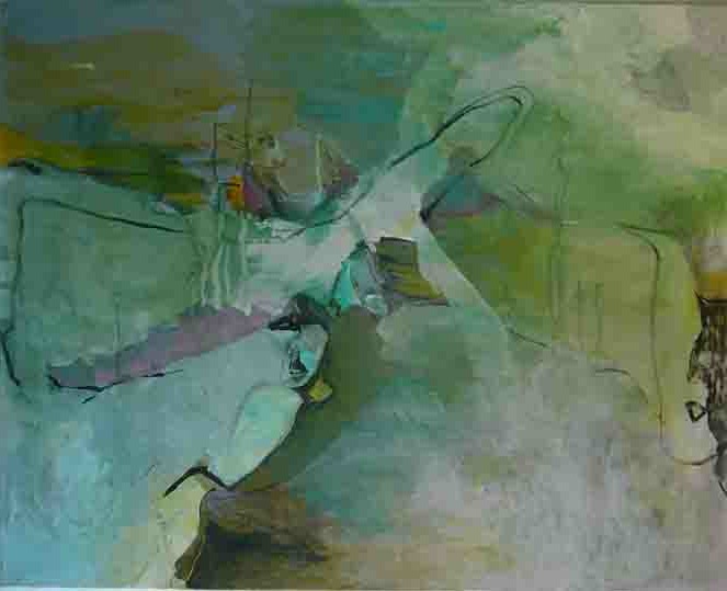 Angelflight, Acryl auf Leinwand, 80x100